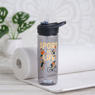 Sport ist Leben - Motivierend Wasserflasche Trinkflasche