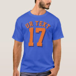 Sport-Jersey-Entwurf der Königsblau-u. T-Shirt<br><div class="desc">Sport-Jersey-Entwurf der Königsblau-u. Orangen-Erwachsen-| • Das Jersey-T - Shirt der Männer</div>