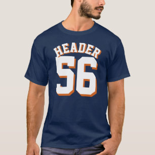 Sport-Jersey-Entwurf der Marine-Blau-u. T-Shirt