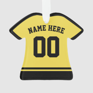 Sport-Jerseynamen-u. -zahl-Verzierungs-Schablone Ornament