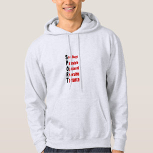 SPORT KALIFORNIEN MIT GRAUEM KAPUZENPULLOVER HOODIE