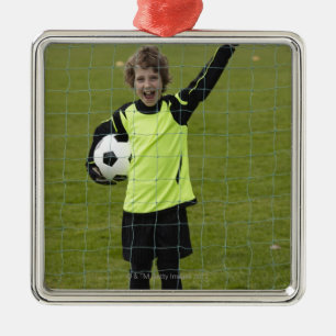 Sport, Lebensstil, Fußball 7 Ornament Aus Metall