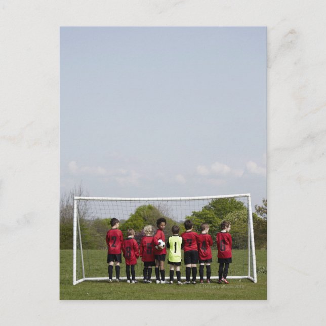 Sport. Lebensstil, Fußball Postkarte (Vorderseite)