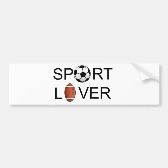 Sport-Liebhaber-Autoaufkleber Autoaufkleber (Vorne)