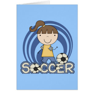 Sport-Mädchen - Fußball-T - Shirts und Geschenke