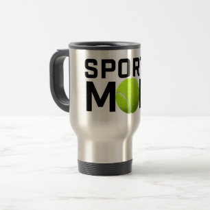 Sport-Mama Tennisdesign Reisebecher