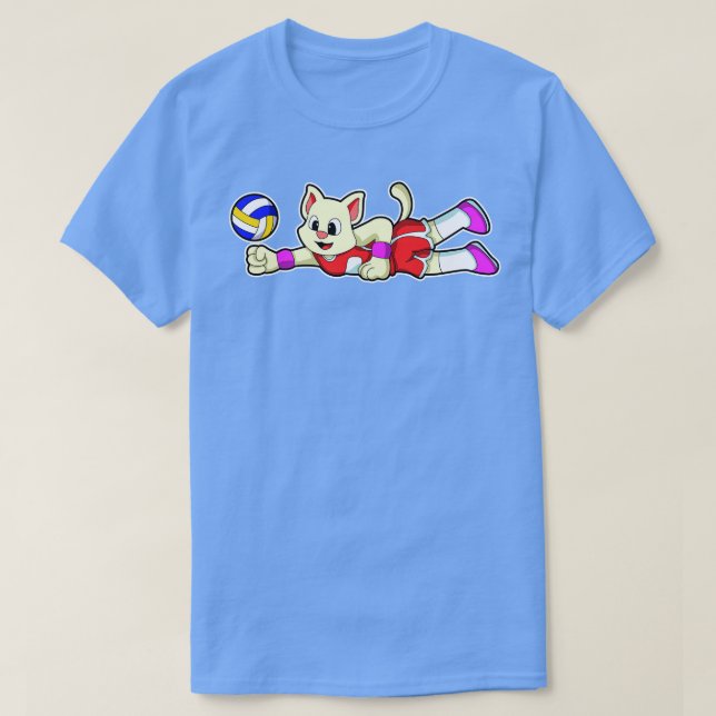 Sport mit Volleyball T-Shirt (Design vorne)