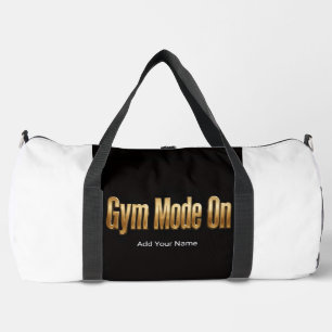 Sport Mode Gym sur sac de gym personnalisé