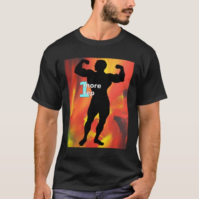 Sport Moderne Elegante Bodybuilding Pop T-Shirt (Vorderseite)