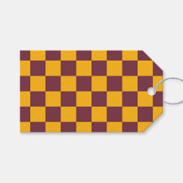 Sport Moderne Karo Team Colors School Spirit Fun Geschenkanhänger