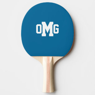 Sport-Monogramm Klingeln-Pong Paddel Tischtennis Schläger