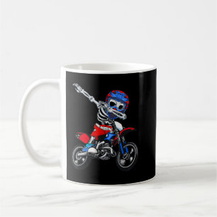 Sport Motocross Skelett Halloween Men Boys Kinder Kaffeetasse