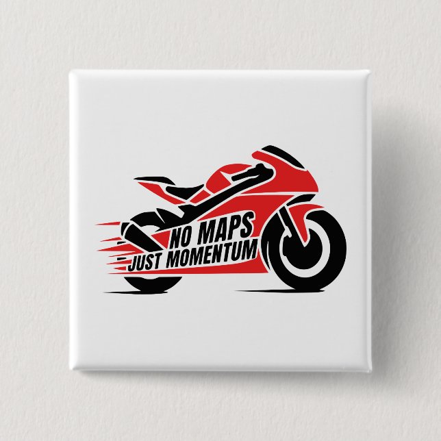 Sport Motorcycle Button (Vorderseite)