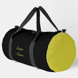 Sport Nom personnalisé Sac de gym orange jaune JK 2024