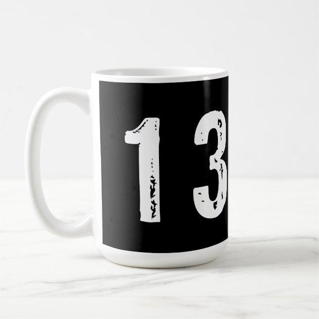 Sport Nummer 13 Kaffeetasse (Links)
