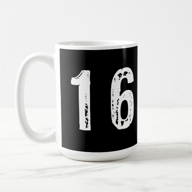 Sport Nummer 16 Kaffeetasse (Links)