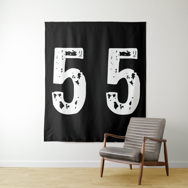 Sport Nummer 55 Wandteppich (Beispiel)