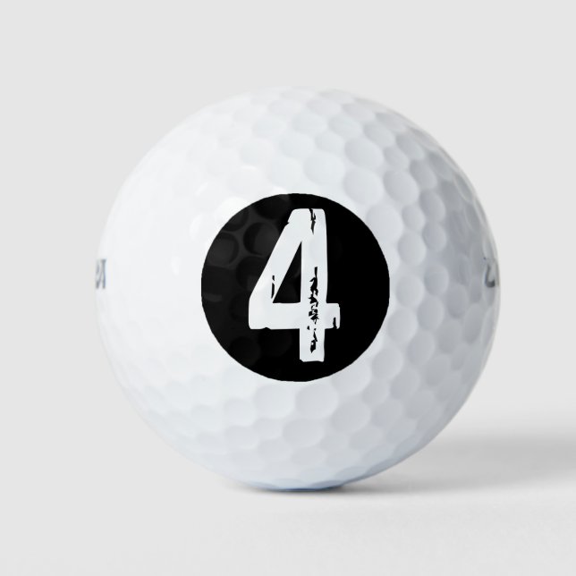 Sport Nummer vier Golfball (Vorderseite)