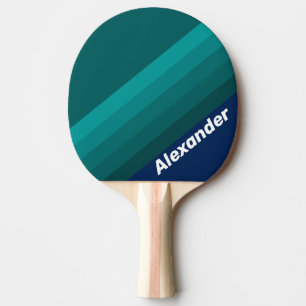 Sport Ocean Tide Streifen mit Namen Tischtennis Schläger