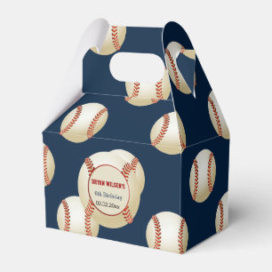 Sport Party Baseball Thema Personalisierte Gefälli Geschenkschachtel