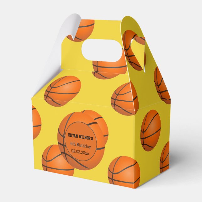 Sport Party Baseball Thema Personalisierte Gefälli Geschenkschachtel (Vorderseite)