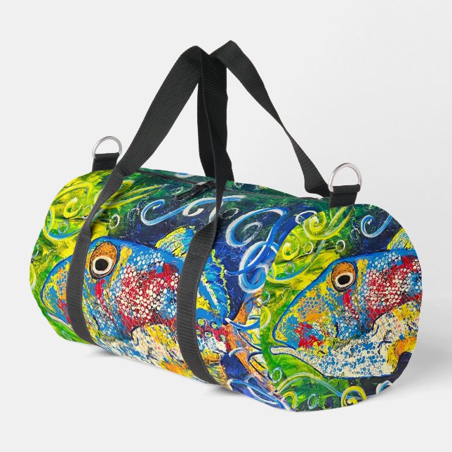 Sport Poisson de déclenchement Imprimer Coupe Sac à coud (Coin gauche)