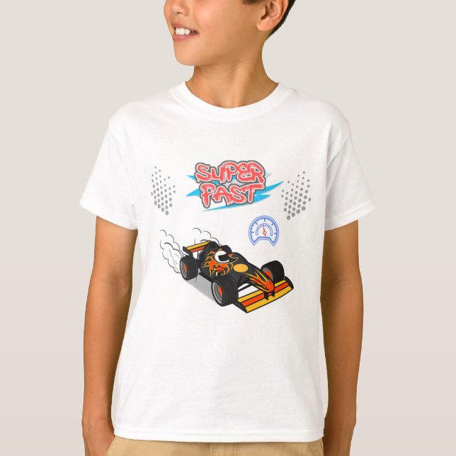 Sport Racing Car Design T-Shirt (Vorderseite)