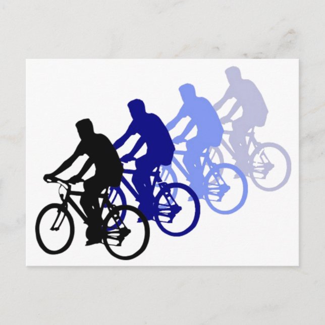 Sport - Radfahren, Radfahren, Fahrrad Postkarte (Vorderseite)