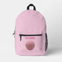 Sport Rucksäcke Fußball-Mädchen rosa personalisier