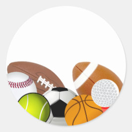 Sport Runder Aufkleber