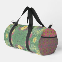 Sac à coudre à impression à fond de forêt florale
