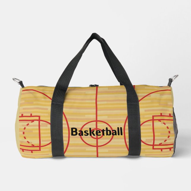 Sport Sac à duffet de conception de terrain de basket (Recto)