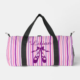 Sport Sac de danse personnalisé avec nom Purple Ballet 