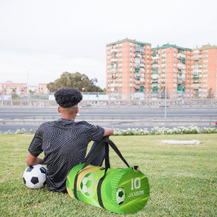 Sport Sac de football de nom personnalisé   Numéro perso