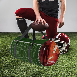 Sport Sac de football de nom personnalisé   Numéro perso