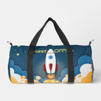 Sport Sac de fusée spatiale personnalisé avec nom