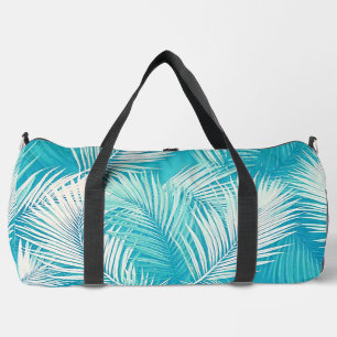 Sport Sac de voyage à feuilles de palmier aqua