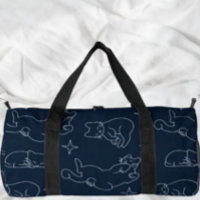 Sac de voyage compact Sleepy Cat – Motif Chat endo
