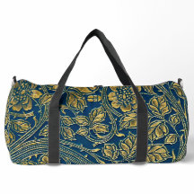 Sac de voyage Élégance Golden Blossom