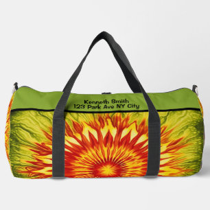 Sport Sac de voyage personnalisé monogramme Tie Dye Tour
