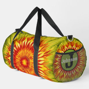 Sport Sac de voyage personnalisé monogramme Tie Dye Tour