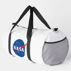 Sport Sac large Duffel Iconique de la NASA (blanc de fus