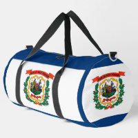 Sac Print Cousu West Virginia, drapeau de la Virgi