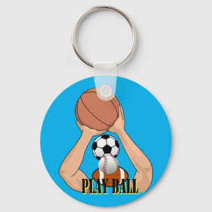 Sport-Sportathletik spielen Ball Games Art Schlüsselanhänger