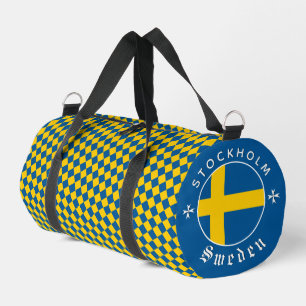 Sport Suède Sac, gym, sac de voyage, Drapeau suédois