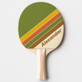 Sport Sunrise Clover Striped with Name Tischtennis Schläger