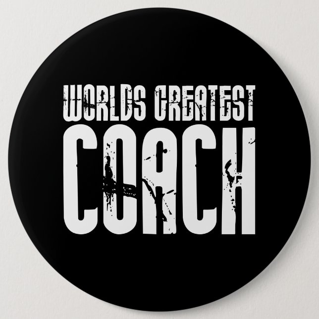Sport-Team-Trainer: Der bestste Trainer der Welt Button (Vorderseite)