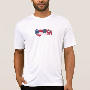 Sport-Tek Amour Homme Le T-shirt Usa