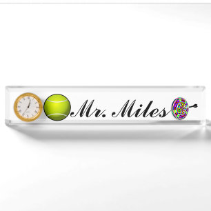 Sport Tennis Darts Office Art Honorar Peace Liebe Namensplakette