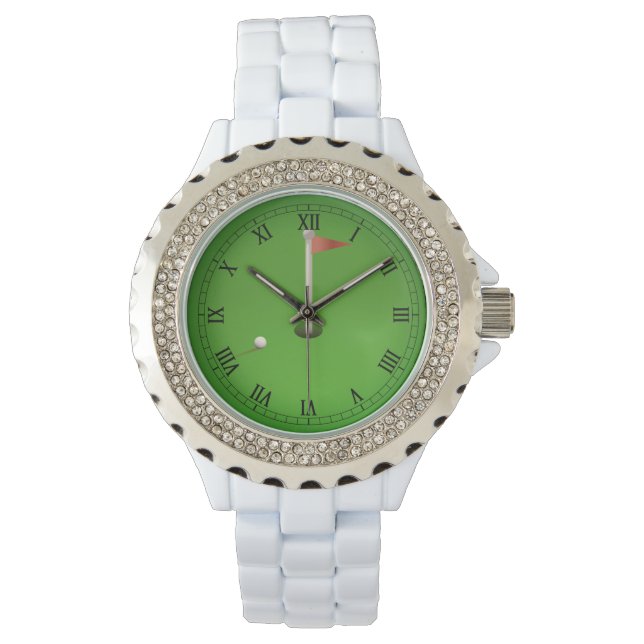Sport Themed Women's Golf Watch Armbanduhr (Vorderseite)